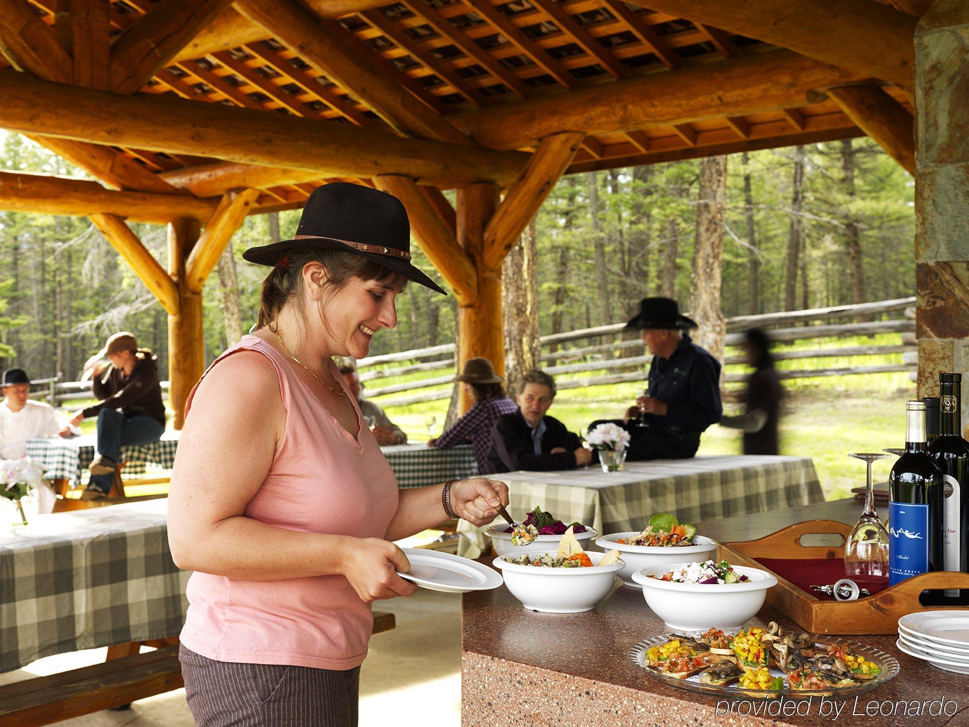 Echo Valley Ranch And Spa Clinton Étterem fotó